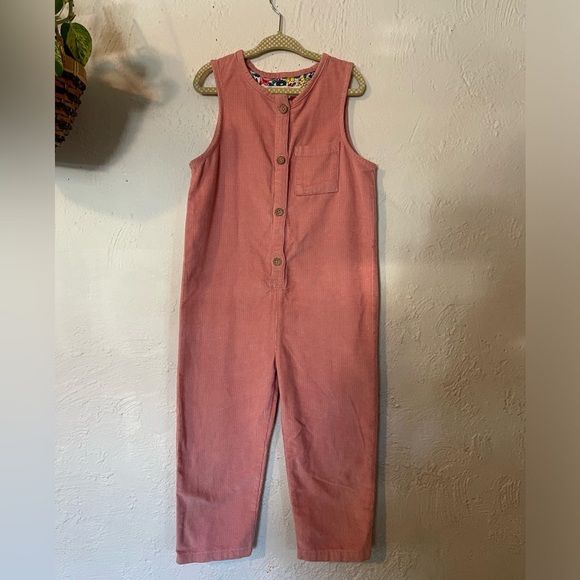 Mini Boden Pink Corduroy Jumpsuit - Picture 1 of 4